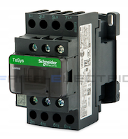 LC1D09M7-Contactor, TeSys Deca, 3P(3 NO), AC-3/AC-3e, 0 to 440V, 9A, 220VAC 50/60Hz coil