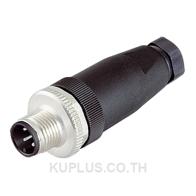 binder Circular Connector, 5 Contacts, Cable Mount, M12