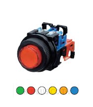 AR30E0L-11E3G : ILLUMINATE PUSHBUTTON EXTENDED ROUND 30mm. GREEN