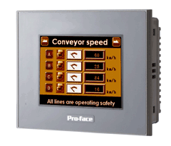 3.8" Mono Amber/Red LCD, RS-232, RS485 Siemens MPI, 24V  Replace PFXGP4201TADW