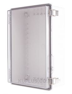 Enclosure, Hinge/Latch, PC Clear 11.02×14.96×5.12"