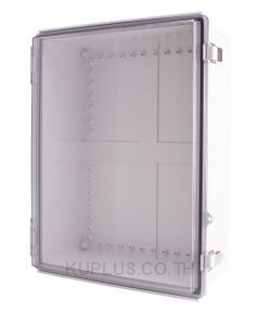 Enclosure, Hinge/Latch ABS Clear 13.78×17.72×6.30"
