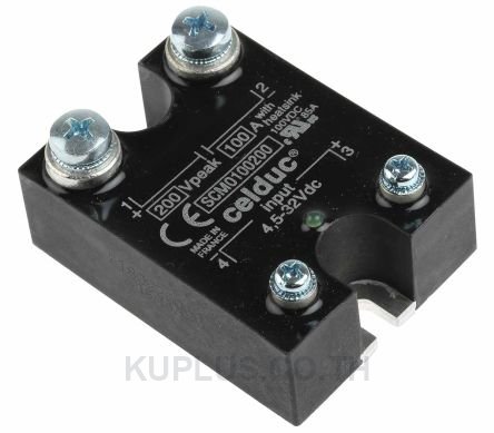 Celduc 100 A Solid State Relay, Chassis Mount, MOSFET, 200 V Maximum Load