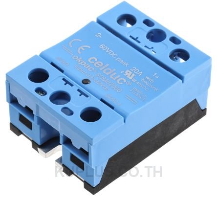Celduc 20 A Solid State Relay, Chassis Mount, MOSFET, 40 V dc Maximum Load