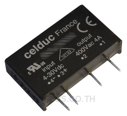 Celduc 50 A Solid State Relay, Zero Cross, PCB Mount, Thyristor, 690 V ac Maximum Load