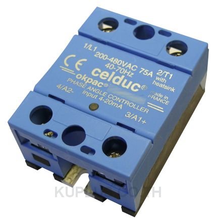 Celduc 50 A Solid State Relay, Analogue, Panel Mount, Thyristor, 480 V ac Maximum Load