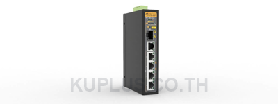 5 x 10/100/1000T, 1 x 100/1000X SFP, Industrial Unmanaged Layer 2 Switch, PoE+ Support