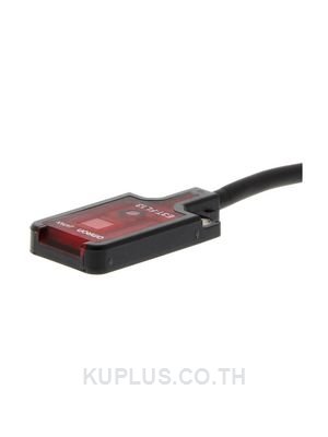 E3T-FL11 2M, BGS reflective, Sensing distance White paper 50 x 50 mm: 1 to 15 mm, Light-ON, NPN, Pre-wired models (2 m), M2 mounting, Red LED (650 nm)