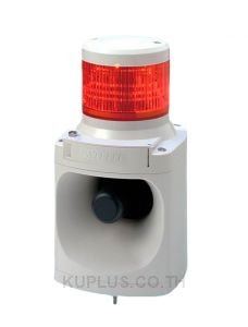 Tower Light, Ø100mm, LED, MP3, 24VDC, Red,