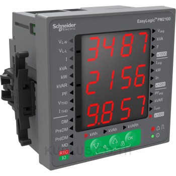 EasyLogic รุ่น PM2130, ดิจิทัลมิเตอร์สำหรับวัดค่ากำลังไฟฟ้าและพลังงานไฟฟ้า, วัดสัญญาณฮาร์โมนิคถึงลำดับที่ 31, จอแสดงผลชนิด LED, RS485, คลาส 0.5S