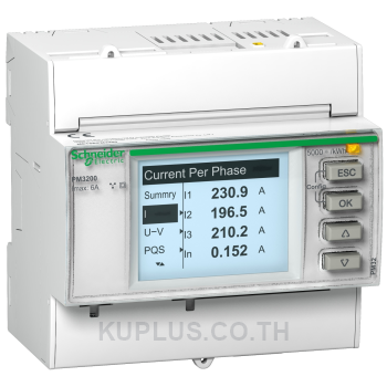 Power Meter, MODBUS, 480V, 6 A