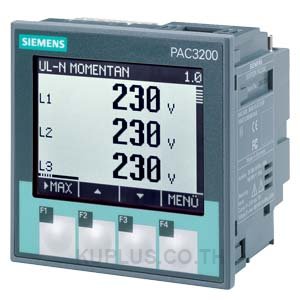 SENTRON, measuring device, 7KM PAC3200, LCD, L-L: 690 V, L-N: 400 V, 5 A, 3-