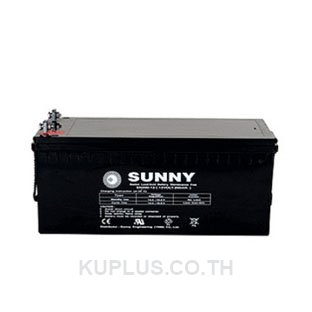 แบตเตอรี่แห้ง Sunny รุ่น SN 200 - 12, ขนาด 12V-200AH.