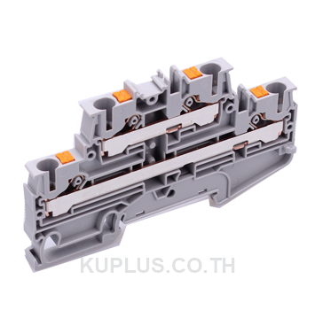 Terminal Block 4mm 2P 30A Grey
