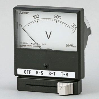 YR-8UNAV B 0-300V DRCT MITSUBISHI VOLT METER