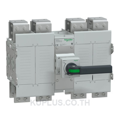 Manual transfer switch, GoPact MTS 2000, 4 poles, 2000A, 415VAC 50/60Hz, extended rotary handle, open transition