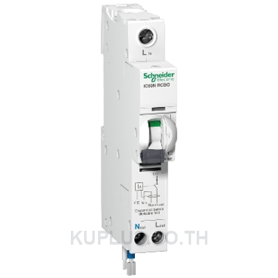 Residual current breaker with overcurrent protection (RCBO), Acti9 iC60H RCBO, 1P+Ns, 10A, 30mA, A type, 10000A