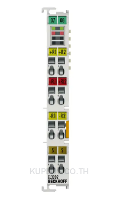 El3202 EtherCAT Terminal, 2-channel analog input, temperature, RTD (Pt100), 16 bit
