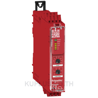 Schneider Electric Single-Channel Emergency Stop Safety Relay, 24V ac/dc, 2 Safety Contacts