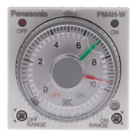Panasonic Cyclic Single Timer Relay, Screw, 1 s - 500 h, 100 - 240 V ac