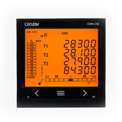 CVM-C10-ITF-485-ICT2 The CVM-C10 is a power analyzer for 96x96 mm