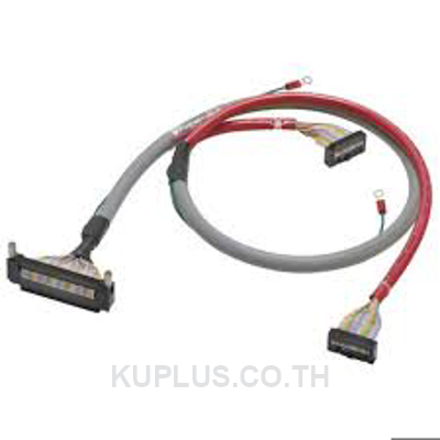 i/o connection cable, with shield connection, fcn40 to 2 x mil20, 1 m / 0.75 m