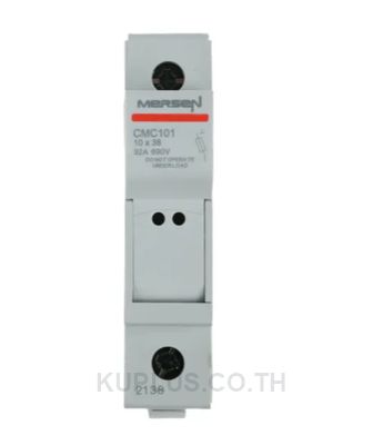 Mersen 32A Rail Mount Fuse Holder for 10 x 38mm Fuse, 1P, 690V ac