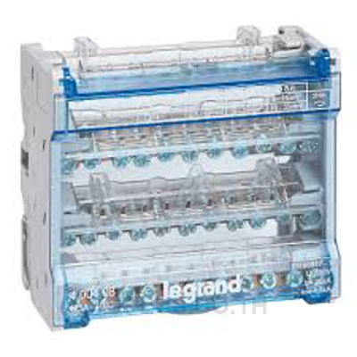 Legrand 4 Pole 125A Distribution Block 6 Module